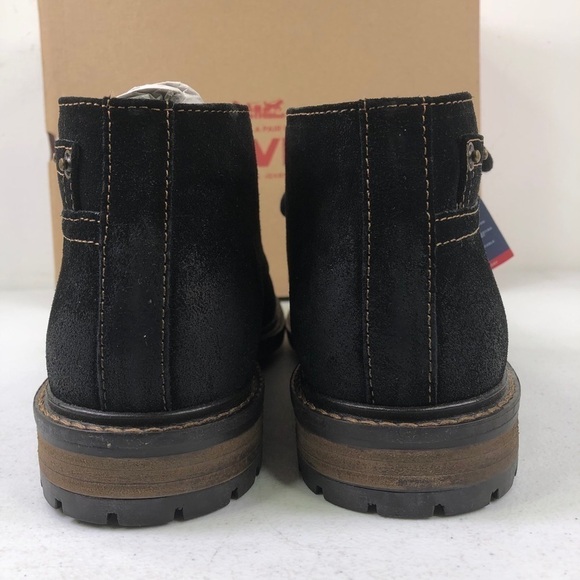 LEVI’S Cambridge Suede Black Lace Up Boots main image 6